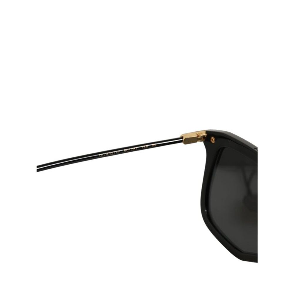 Dolce & Gabbana Black DG4327F Double Bridge Square Frame Women's Sunglasses